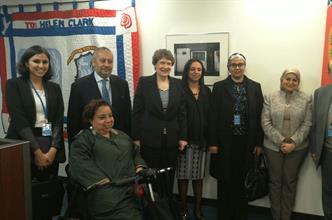مايا مرسي تلتقي بمديرة برنامج الأمم المتحدة لبحث وضع المرأة