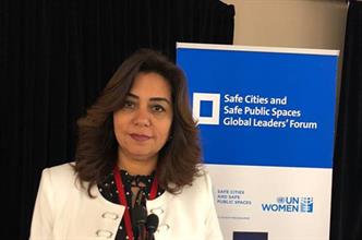  د.منال عوض تشارك في برنامج المدن الآمنة الخالية من العنف ضد النساء