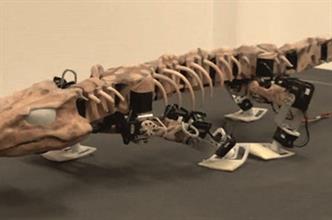 يعودون إلي الحياة مرة أخرى فى ألمانيا علماء يبتكرون روبوت يحاكى الديناصور