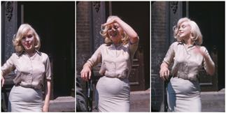 لقطات نادرة للراحلة مارلين مونرو خارج استوديوهات فوكس في نيويورك