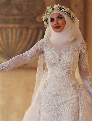 لفات حجاب تناسب العروس المحجبة