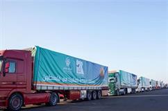 حياة كريمة: دخول 30 شاحنة مساعدات غذائية من القافلة السادسة إلى أهل غزة
